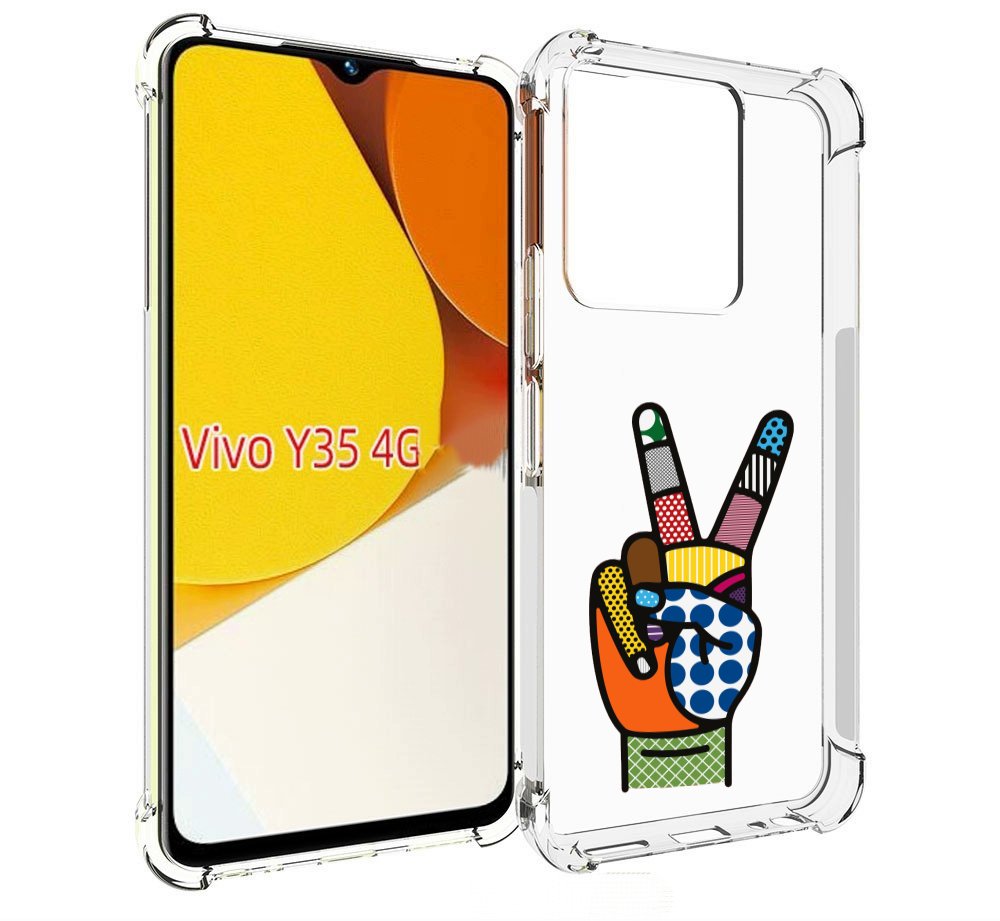 

Чехол MyPads йоу пальчики для Vivo Y35 4G 2022 / Vivo Y22, Прозрачный, Tocco
