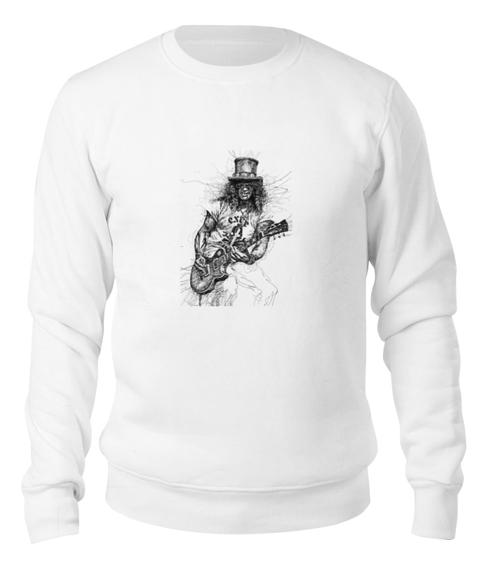 

Свитшот унисекс Printio Slash белый M, Slash