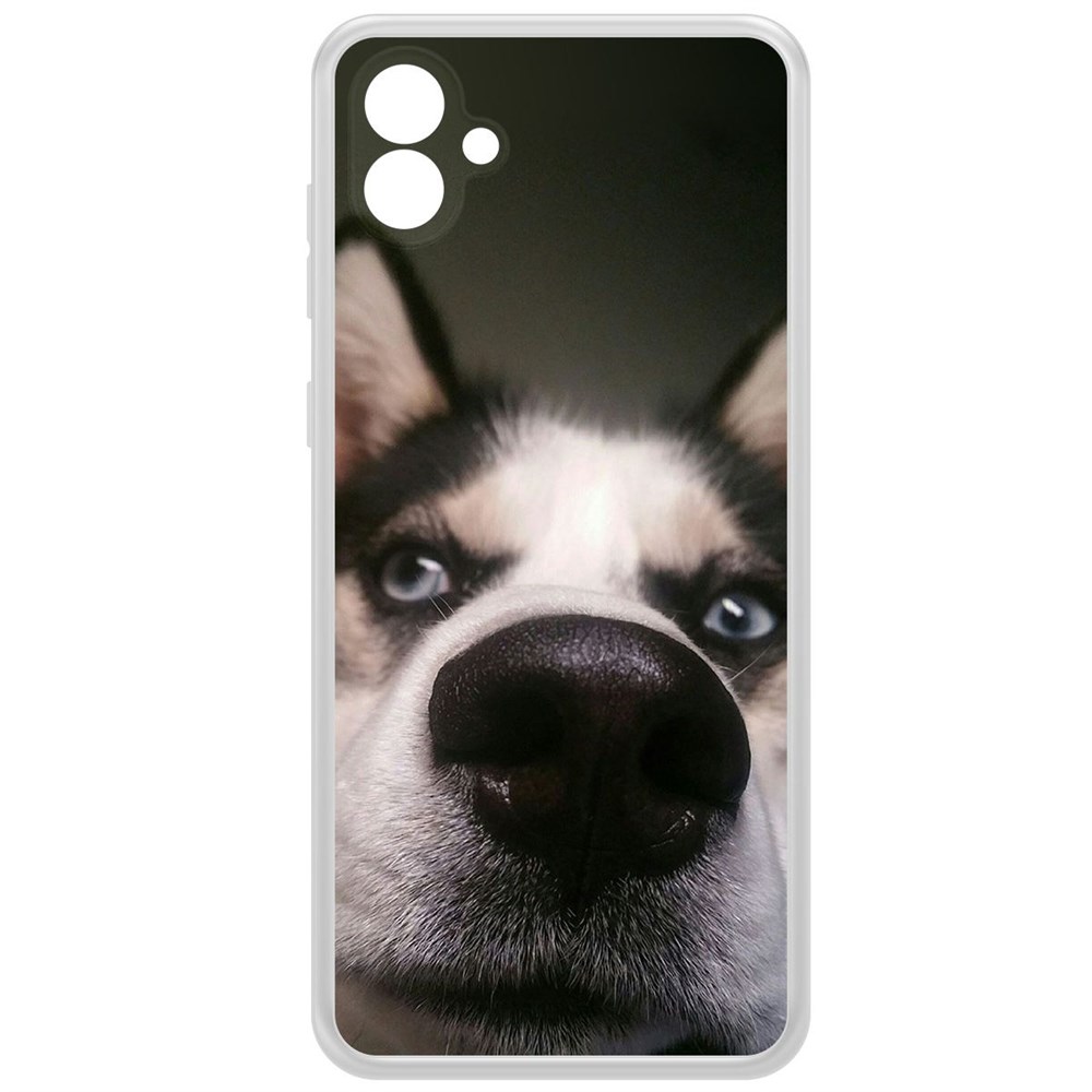 

Чехол-накладка Krutoff Clear Case Нос для Samsung Galaxy A04e (A042), Прозрачный