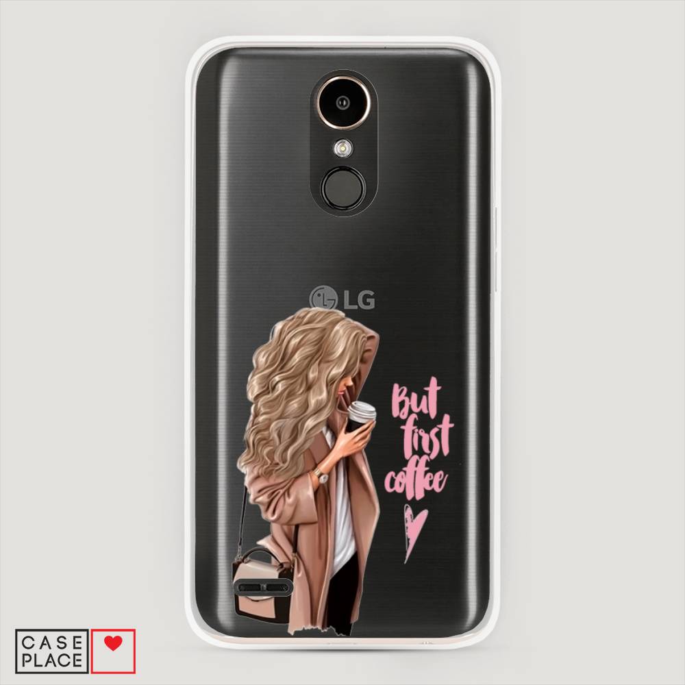 

Чехол Awog "Девушка с кофе" для LG K10 2017