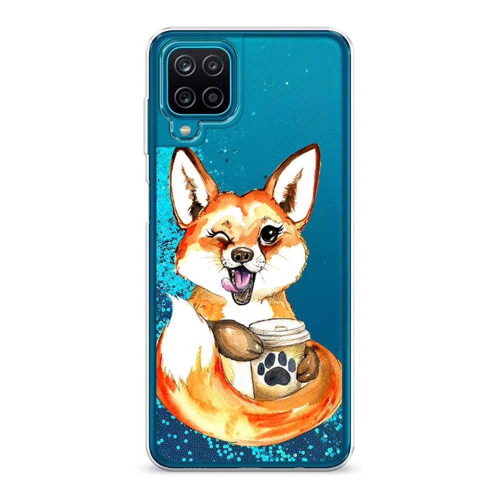 

Чехол Awog на Samsung Galaxy A12 / Самсунг A12 "Подмигивающая лиса с кофе", Разноцветный, 2101693-1
