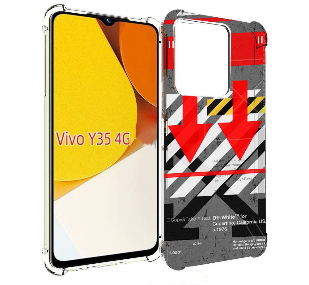 

Чехол MyPads знаки-логотипы для Vivo Y35 4G 2022 / Vivo Y22, Прозрачный, Tocco