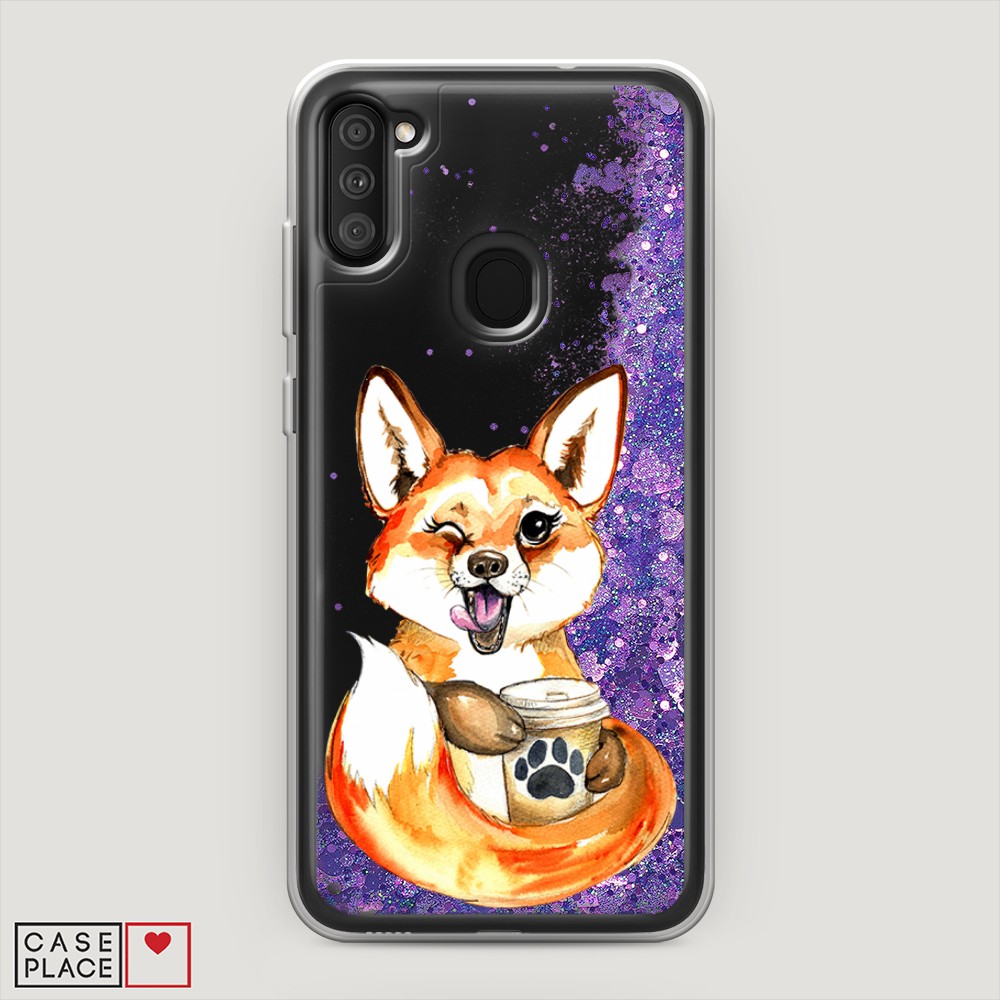 

Чехол Awog на Samsung Galaxy A11 / Самсунг A11 "Подмигивающая лиса с кофе", Разноцветный, 2100192-1