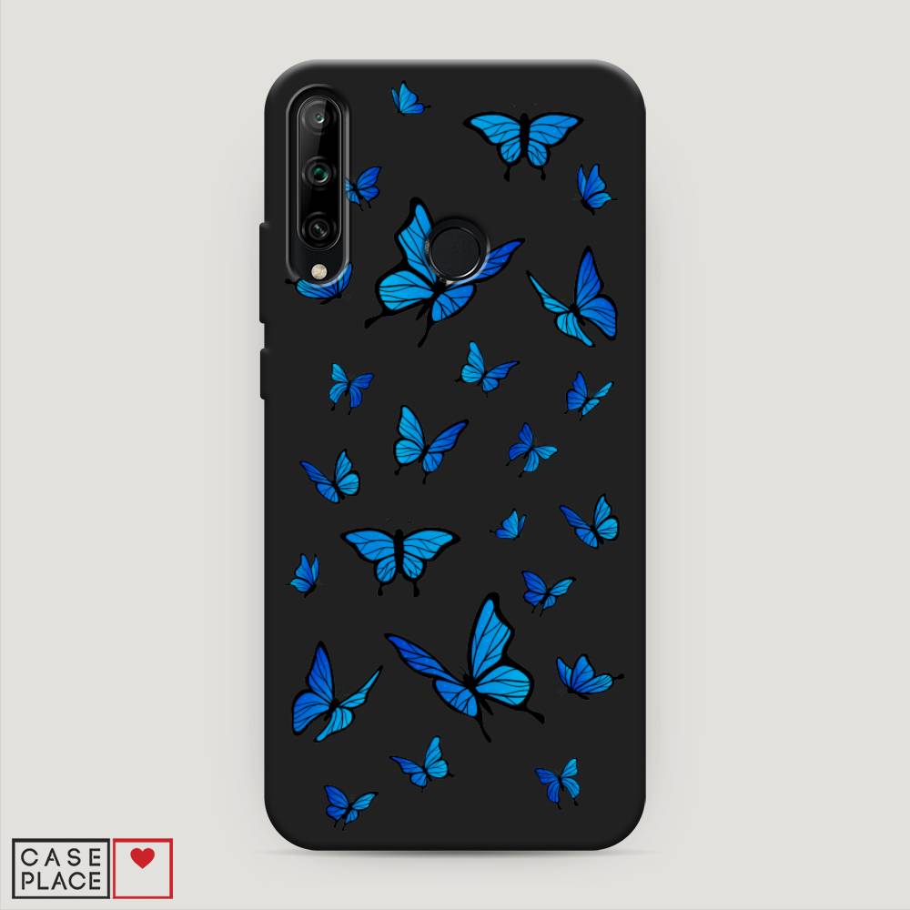

Чехол Awog на Honor 9C "Синие бабочки", Синий;белый, 612552-1