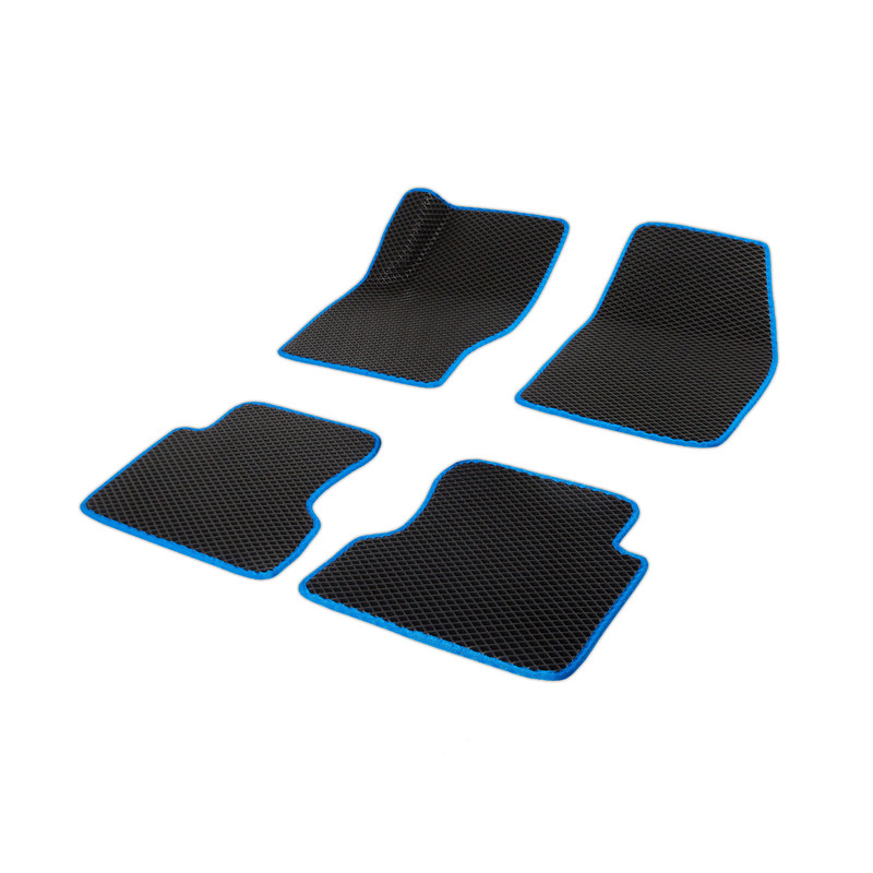 

Комплект ковриков в салон CellMat ЭВА с 3D лапкой ДонФенг 580 I, черный-синий, 580