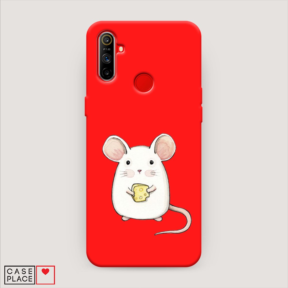 

Чехол Awog на Realme C3 "Мышка", Разноцветный, 253053-1