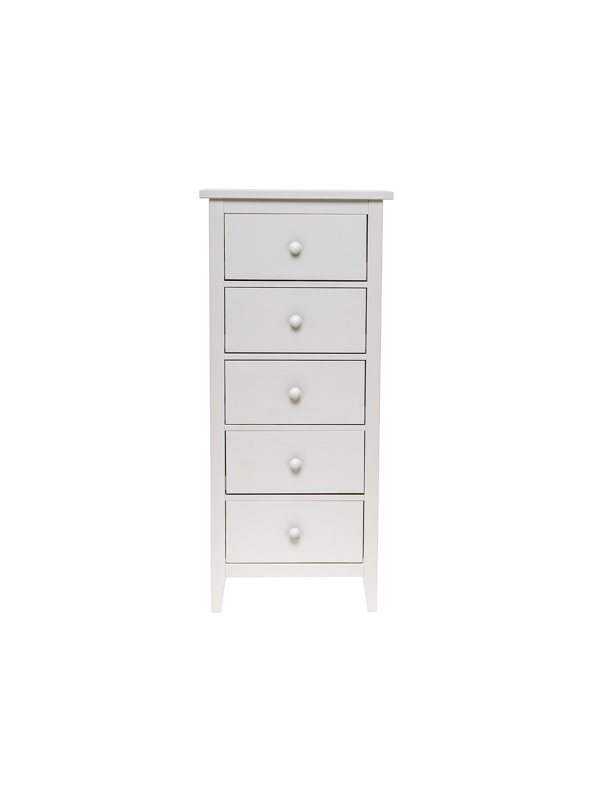

Комод Leset Мира для вещей 5 ящиков узкий массив дерева 58x44x131 см 2500000193514