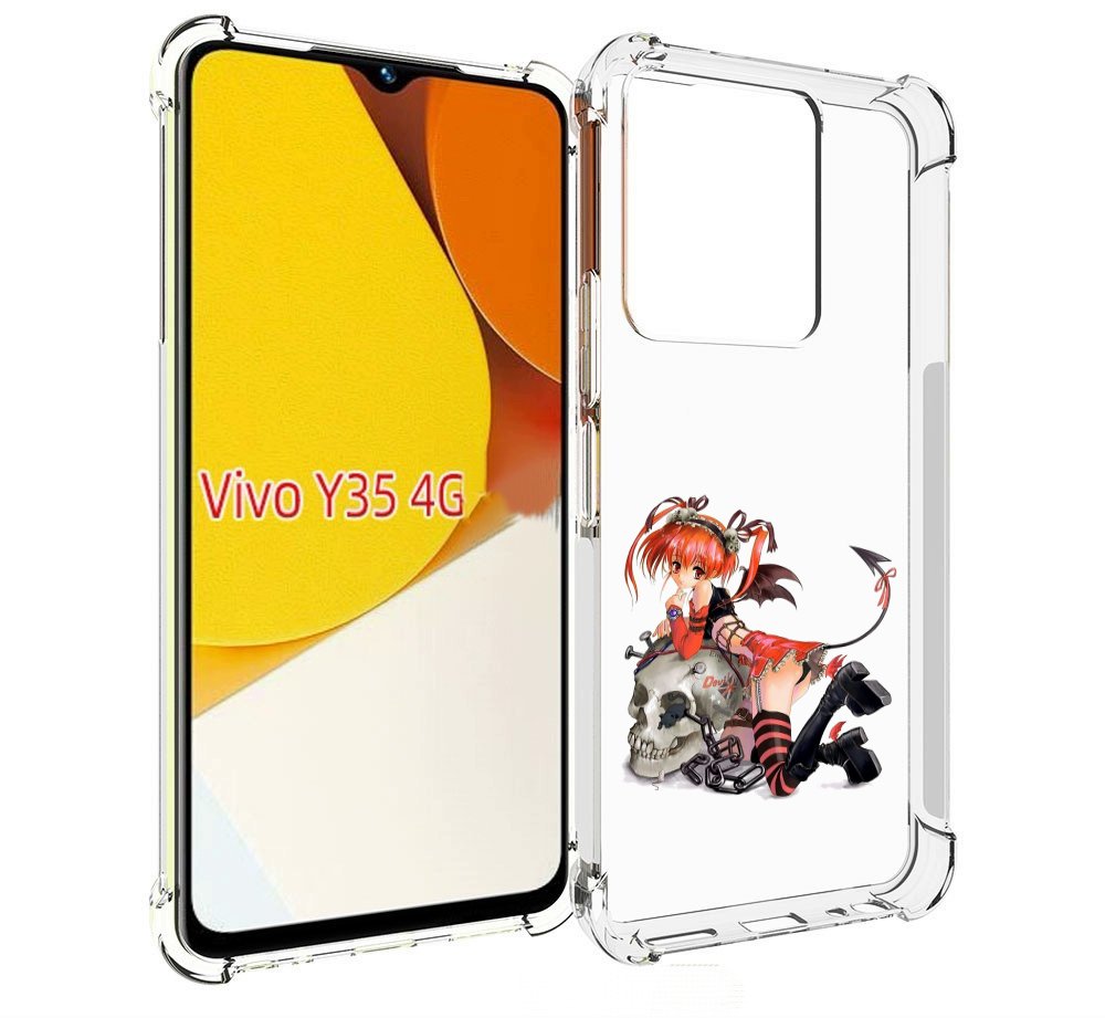 

Чехол MyPads аниме для Vivo Y35 4G 2022 / Vivo Y22, Прозрачный, Tocco