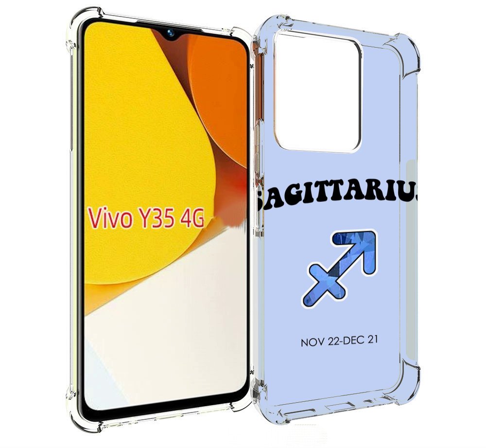 

Чехол MyPads знак зодиака стрелец 1 для Vivo Y35 4G 2022 / Vivo Y22, Прозрачный, Tocco