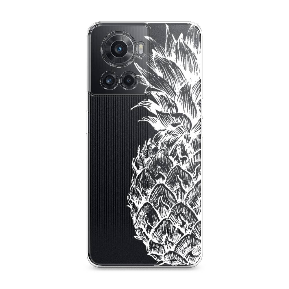 

Чехол Awog на OnePlus Ace / ВанПлас Ace "Ананас графика белая", Разноцветный, 153050-10