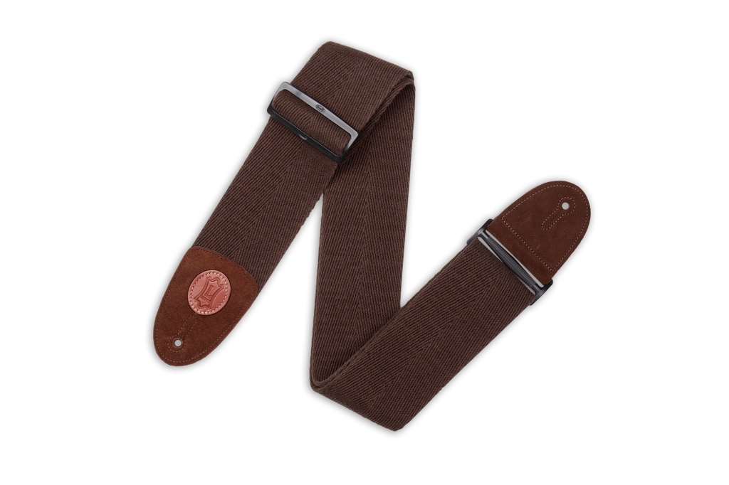 

MSSC4-BRN Signature Series Ремень для гитары, хлопок, коричневый, Levy's, MSSC4-BRN