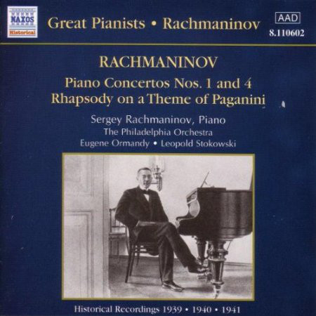 

RACHMANINOV: Piano Concertos Nos. 1 and 4 (Rachmaninov) (1939-1941) (1 CD)