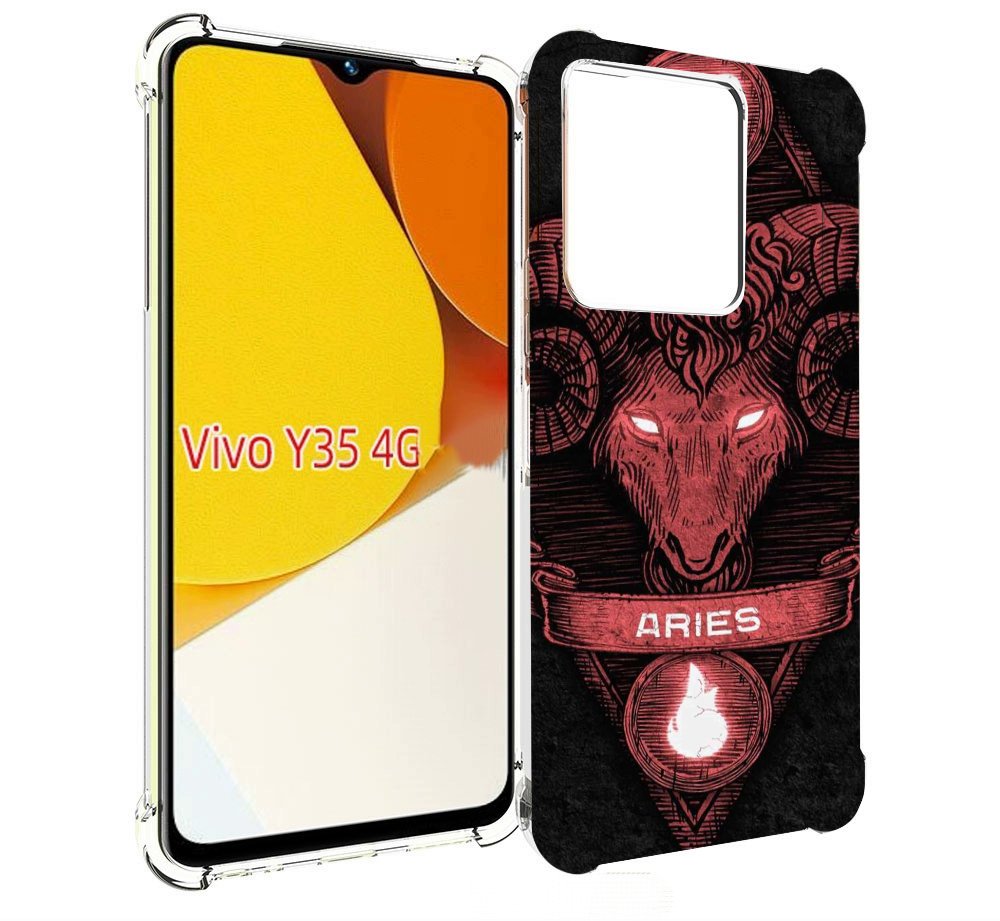 

Чехол MyPads знак зодиака овен 6 для Vivo Y35 4G 2022 / Vivo Y22, Прозрачный, Tocco