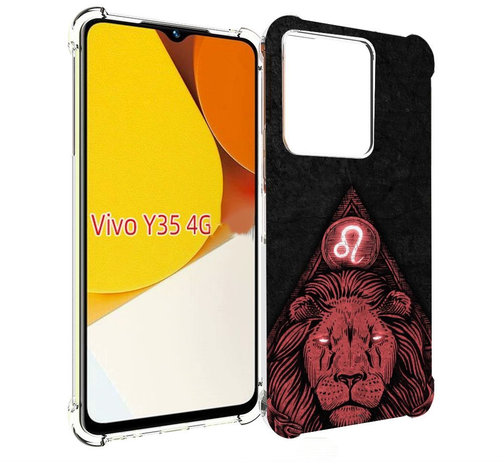 

Чехол MyPads знак зодиака лев 4 для Vivo Y35 4G 2022 / Vivo Y22, Прозрачный, Tocco