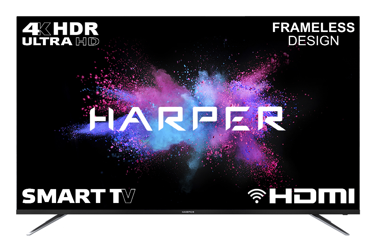 фото Led телевизор 4k ultra hd harper 65u750ts