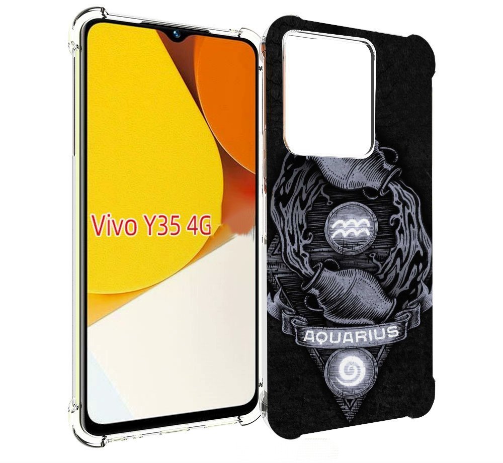 

Чехол MyPads знак зодиака водолеи 6 для Vivo Y35 4G 2022 / Vivo Y22, Прозрачный, Tocco