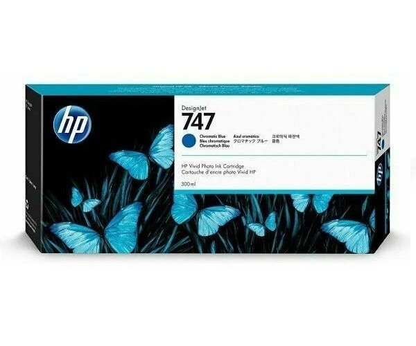 

Картридж для струйного принтера HP 747 (P2V85A) голубой, оригинальный, 747