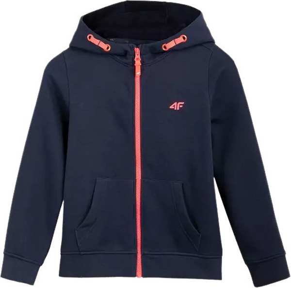 фото Толстовка детская 4f girl's sweatshirts hjz21-jbld002b-30s цв.синий р.128