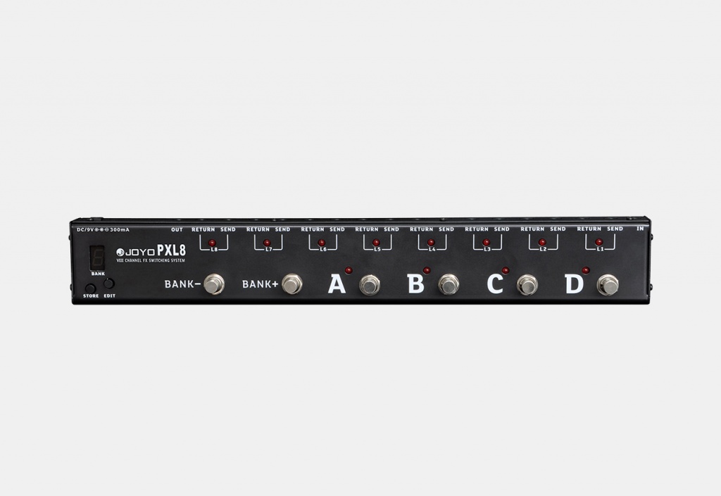 

PXL8 Педальный контроллер эффектов, Joyo, Черный, PXL8