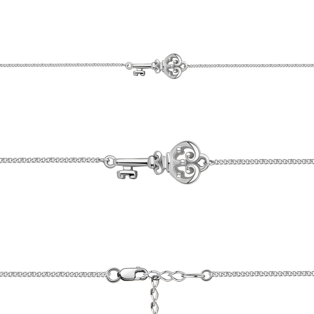 

Браслет из серебра Aquamarine Aquamarine 74685_925_р р. 17, 74685_925_р