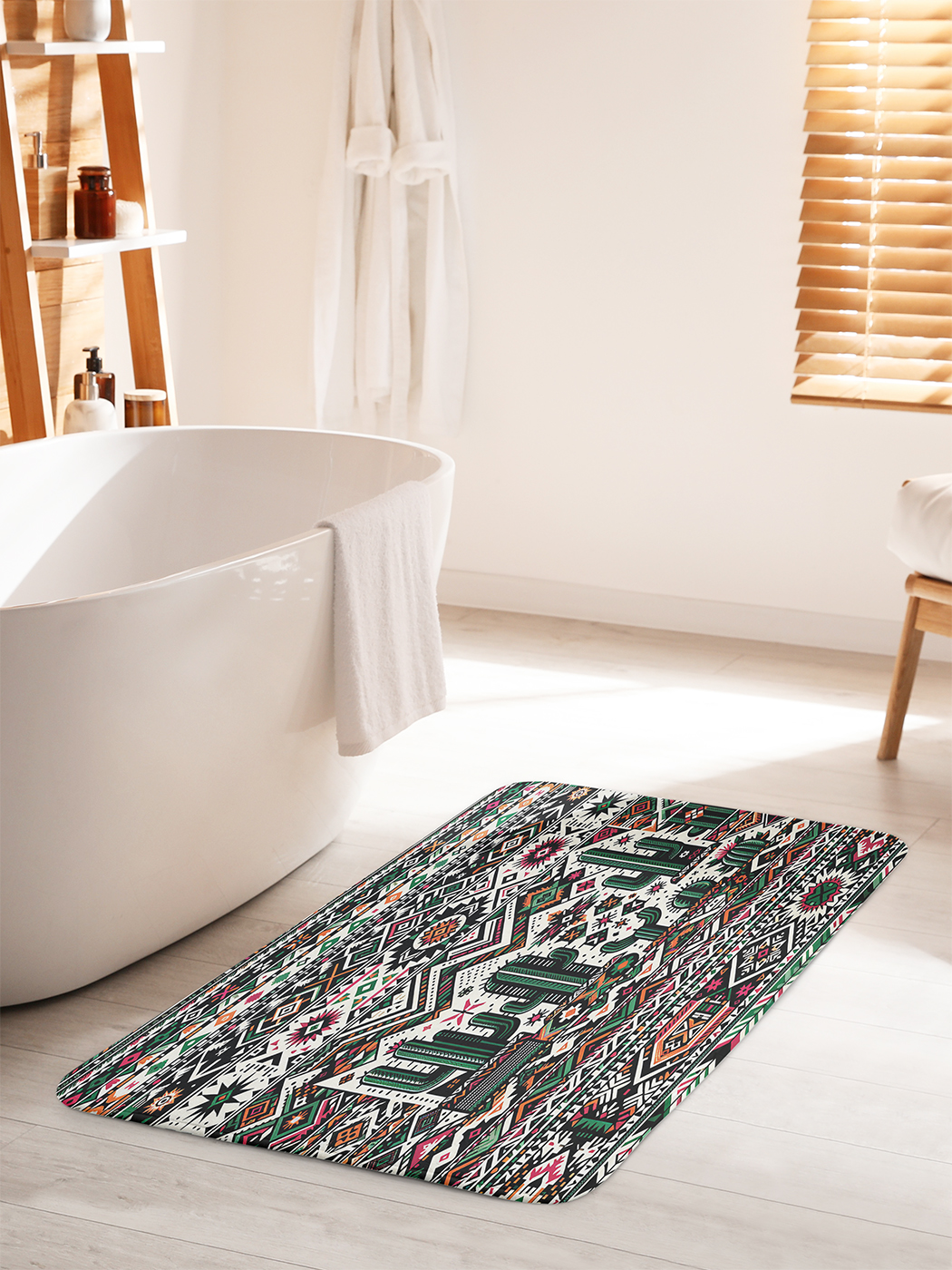 

Коврик для ванной туалета душа JoyArty "Кактус на ковре", bath_sd2307_60x100