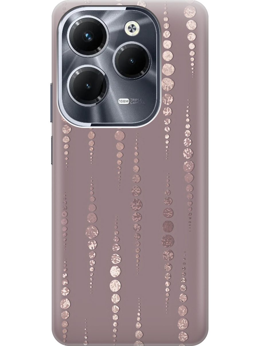 

Силиконовый чехол на Infinix Hot 40 / Hot 40 Pro с рисунком "Монеты в розовых песках", Белый;розовый, 20011884