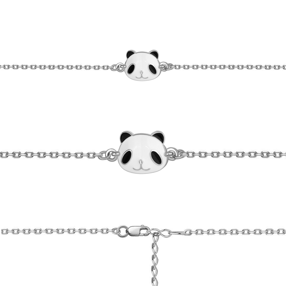 

Браслет из серебра с эмалью р.  Aquamarine 74684_925_р, 74684_925_р