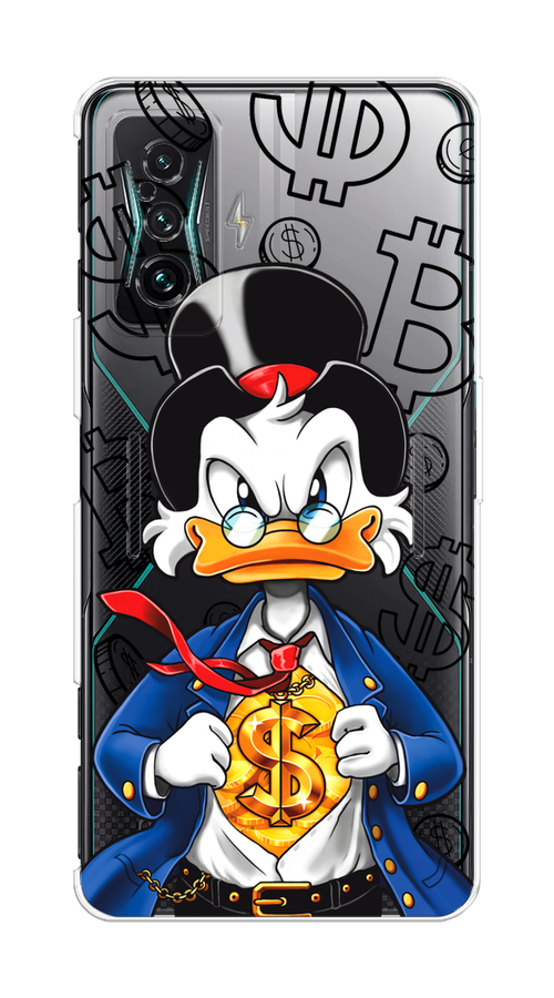 

Чехол на Xiaomi Redmi K50 GE/Poco F4 GT "Scrooge Goldman", Черный;белый;синий, 314350-1