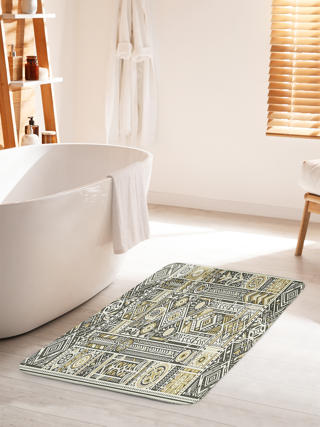 

Коврик для ванной туалета душа JoyArty "Этнический узор", bath_sd2288_60x100