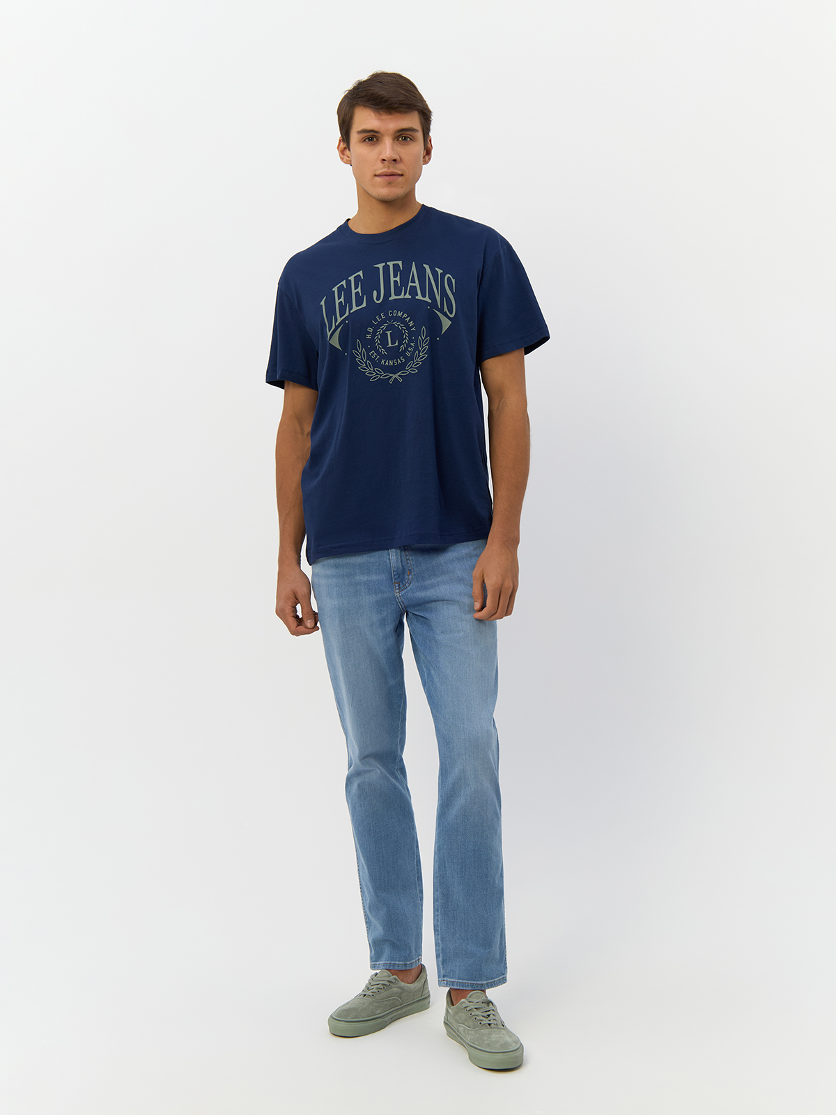 

Джинсы мужские Wrangler 112339303026 голубые 34/32, Голубой, 112339303
