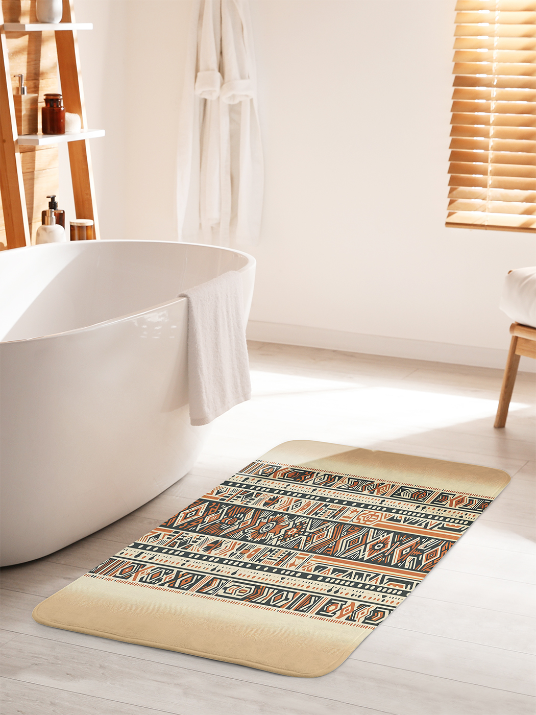 

Коврик для ванной туалета душа JoyArty "Африканские символы", bath_sd2276_60x100