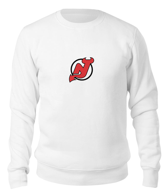 Свитшот унисекс Printio Nj devils белый XS