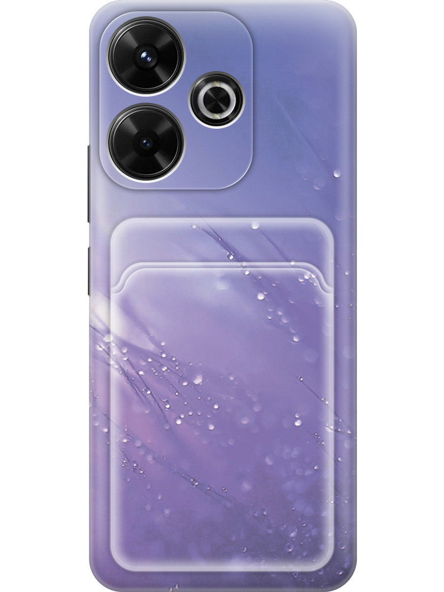 

Силиконовый чехол на Xiaomi Redmi 13 / Redmi Note 13R, Poco M6 4g с принтом 810480, Прозрачный;белый;синий, 783988622