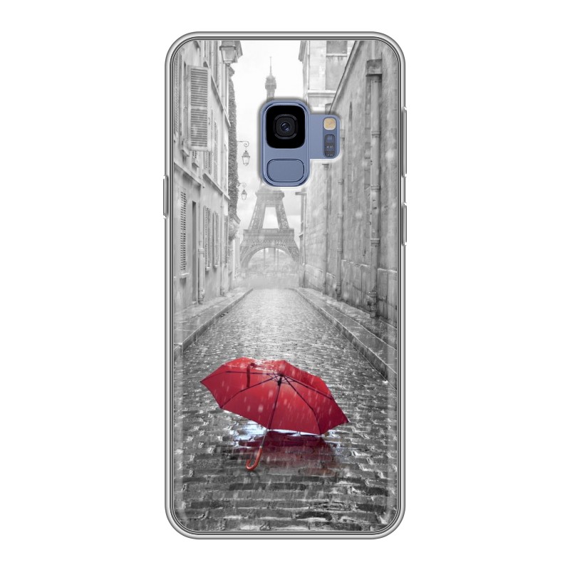 фото Чехол для samsung galaxy s9 (sm-g960) с рисунком и защитой камеры 100gadgets