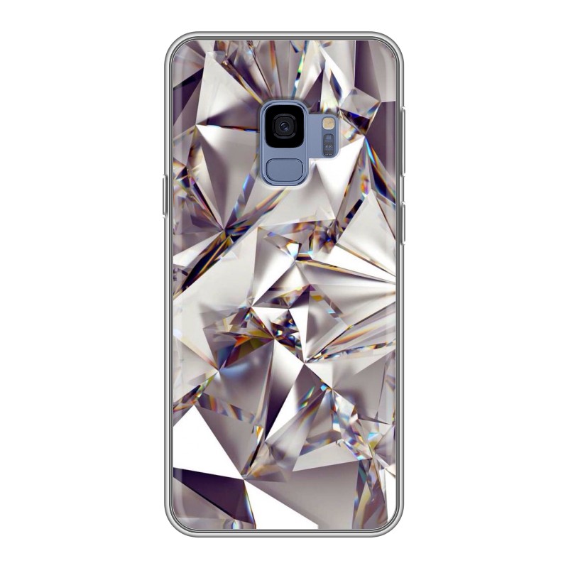 фото Чехол для samsung galaxy s9 (sm-g960) с рисунком и защитой камеры 100gadgets
