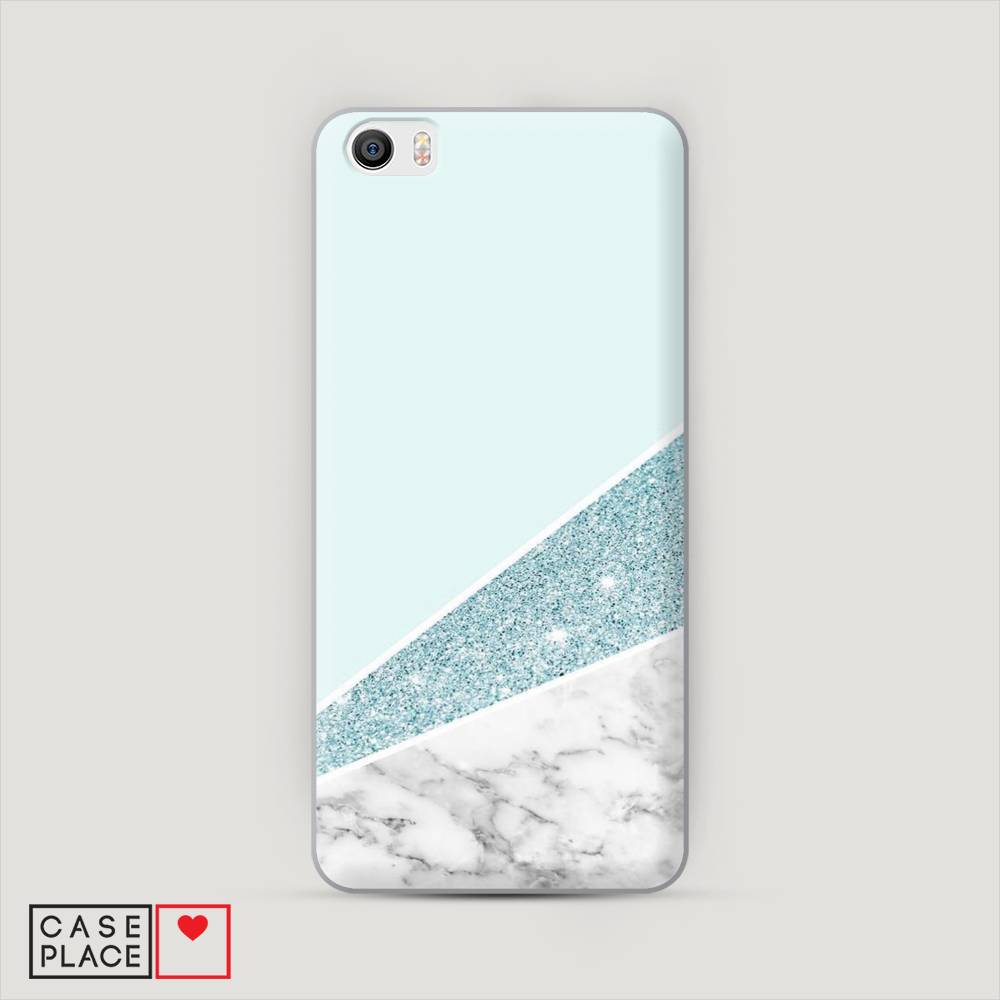 

Пластиковый чехол "Мрамор с голубыми блестками" на Xiaomi Mi5, 30440-2