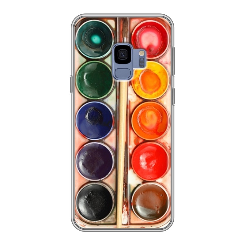 

Чехол для Samsung Galaxy S9 (SM-G960) с рисунком и защитой камеры, 69597