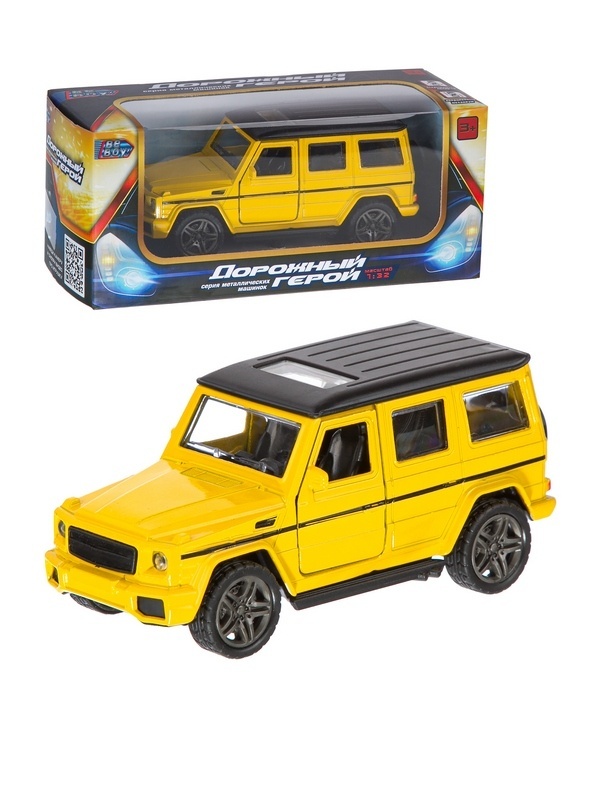 

Машинка BeBoy инерционная IT107381, Желтый