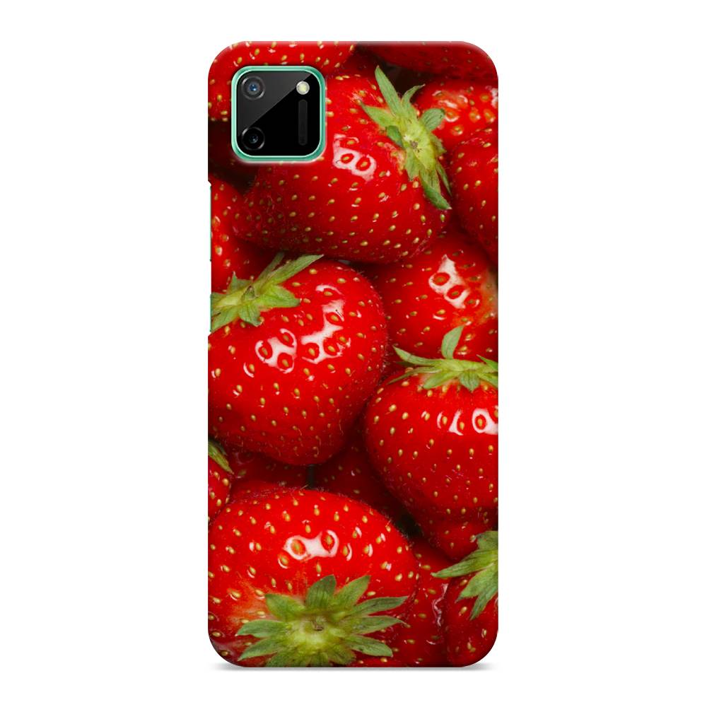 

Пластиковый чехол "Клубника" на Realme C11, 253820-7