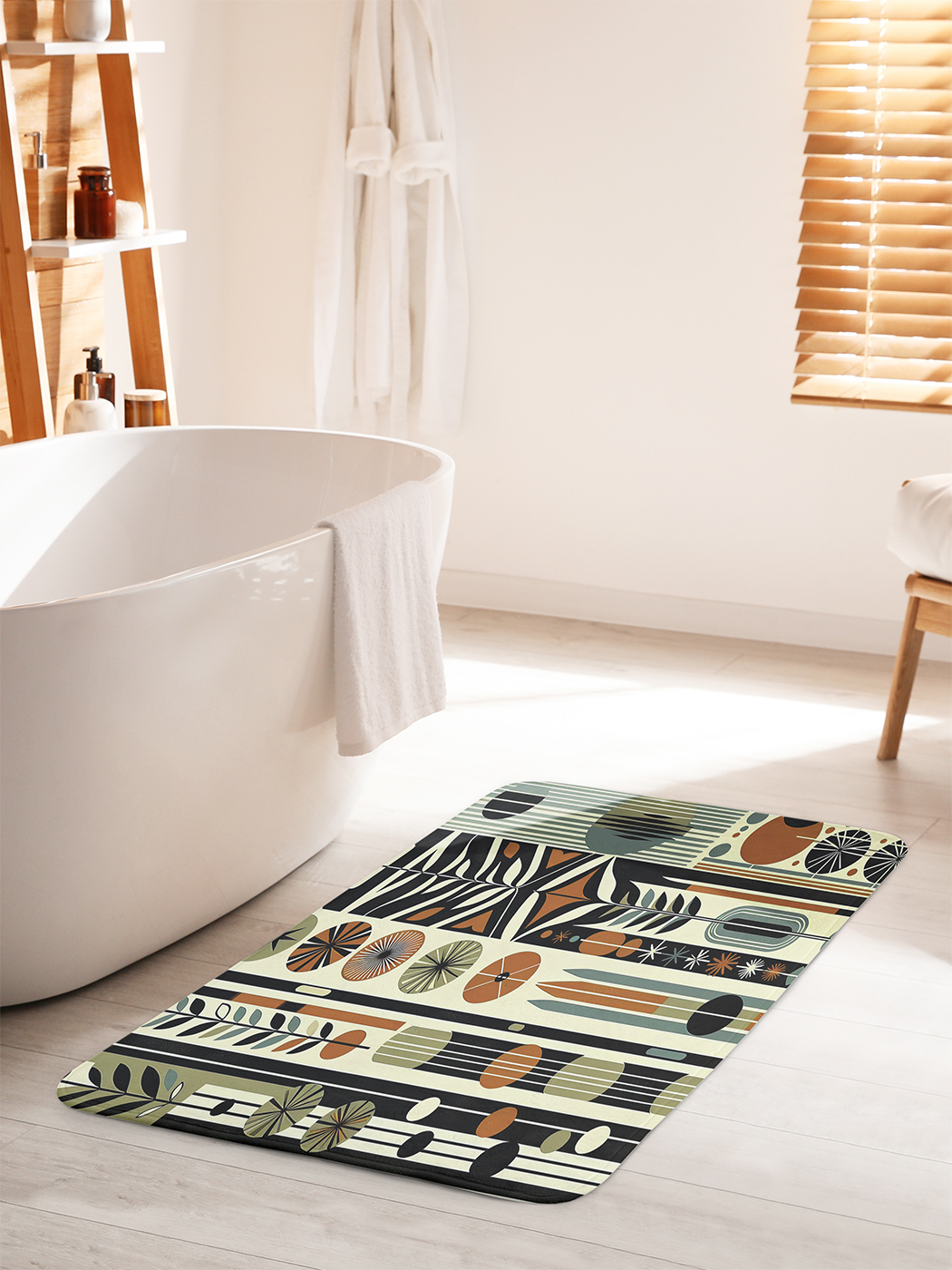 

Коврик для ванной туалета душа JoyArty "Этника", bath_sd2215_60x100