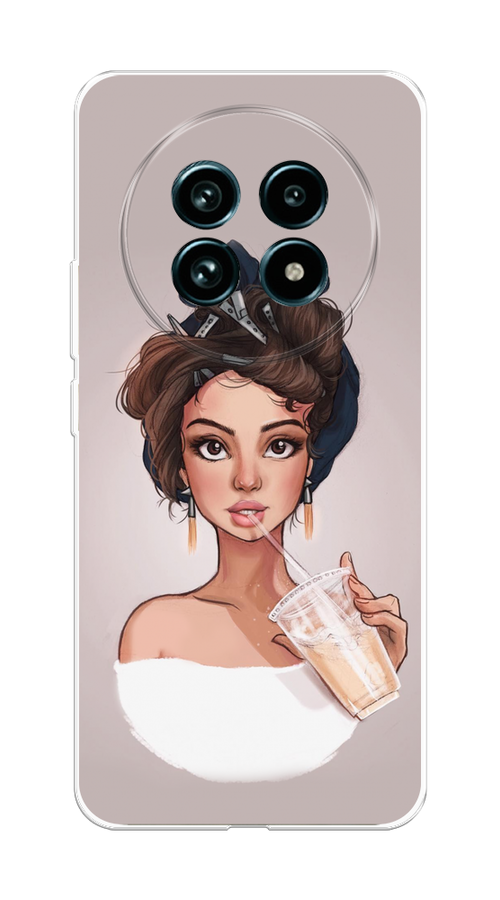 

Чехол на Realme 13 Pro+/13 Pro "Девушка с фраппе", Серый, 2518150-1