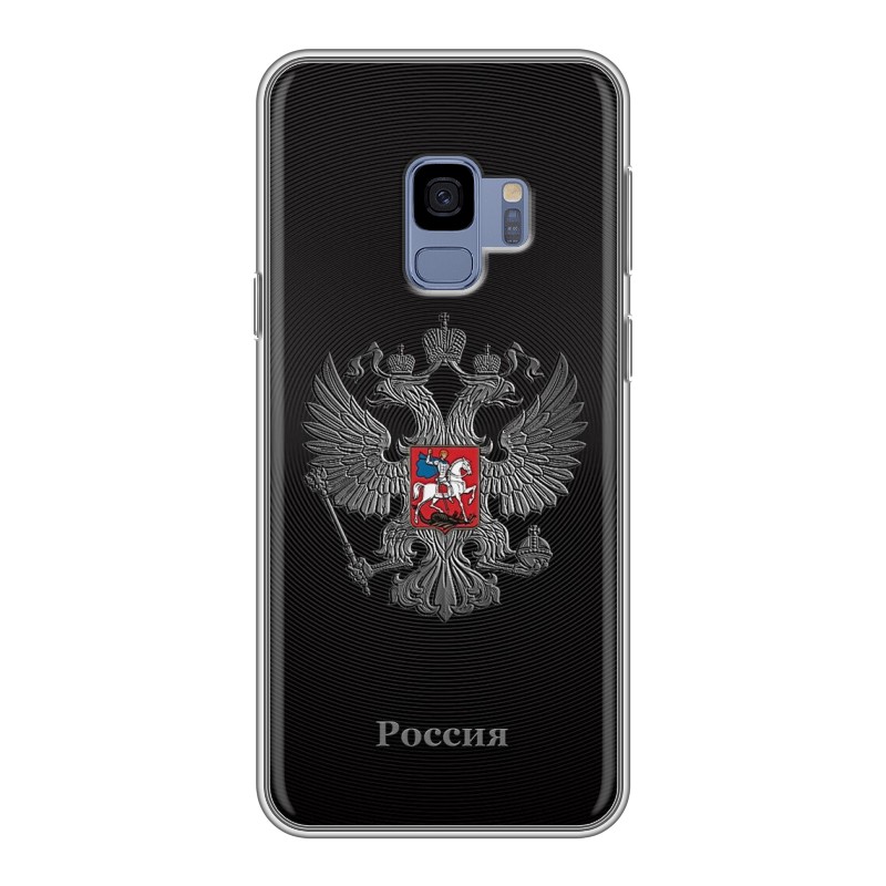 фото Чехол для samsung galaxy s9 (sm-g960) с рисунком и защитой камеры 100gadgets