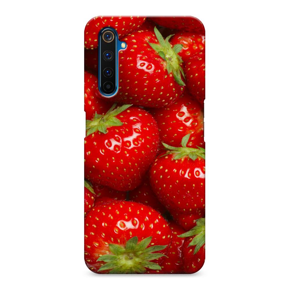

Пластиковый чехол "Клубника" на Realme 6 Pro, 252820-7