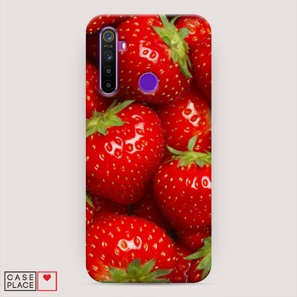 

Пластиковый чехол "Клубника" на Realme 5, 251520-7