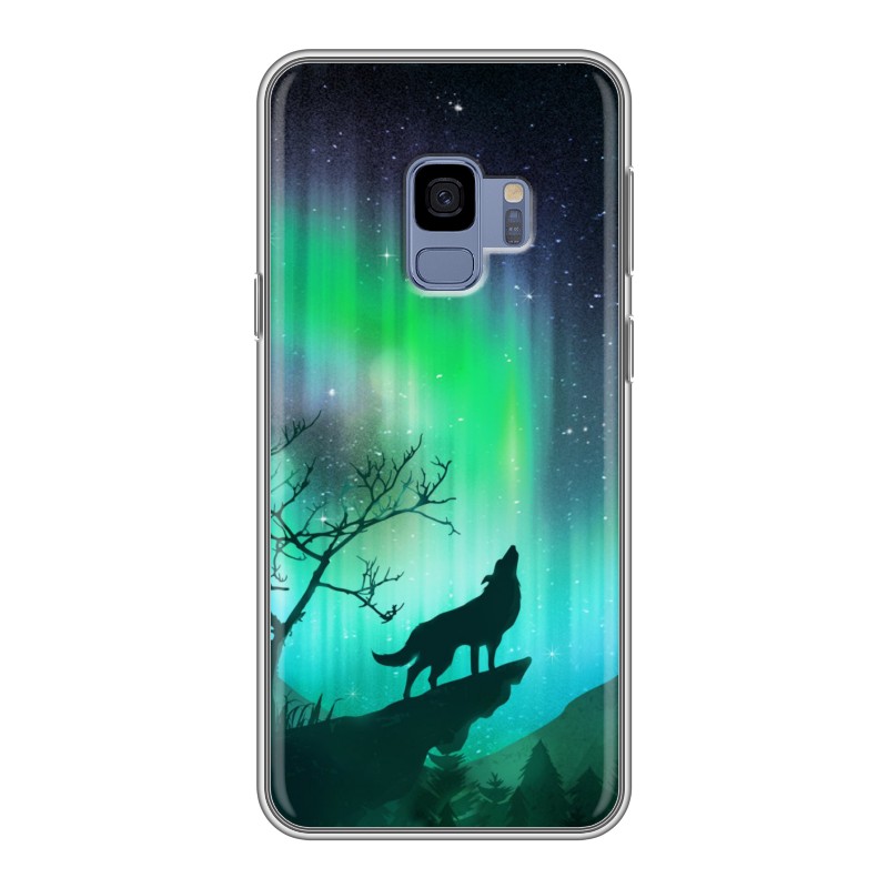 фото Чехол для samsung galaxy s9 (sm-g960) с рисунком и защитой камеры 100gadgets