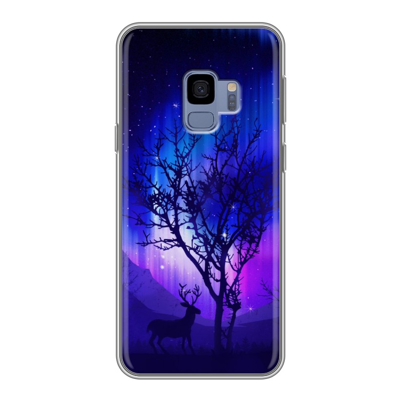 

Чехол для Samsung Galaxy S9 (SM-G960) с рисунком и защитой камеры, 69597