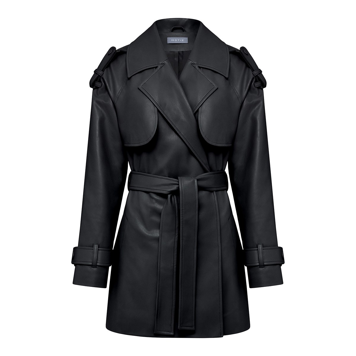 

Тренч женский Motiz 23151 черный XS/M, 23151