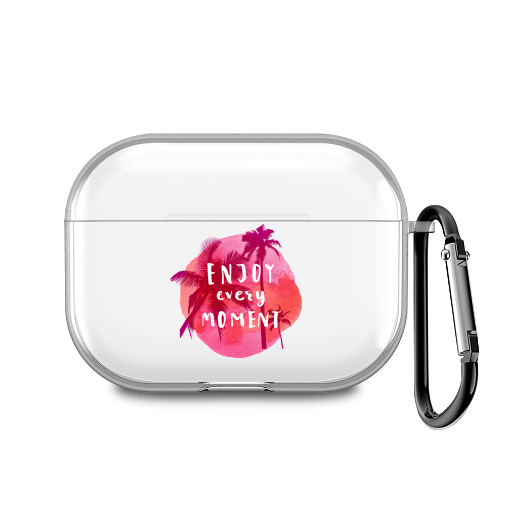 

Чехол для наушников AirPods Pro 2 "Розовая надпись enjoy every moment", AIPC-440-9E-1