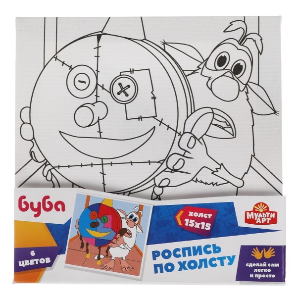 

Роспись по холсту Multi Art Буба (15х15 см)