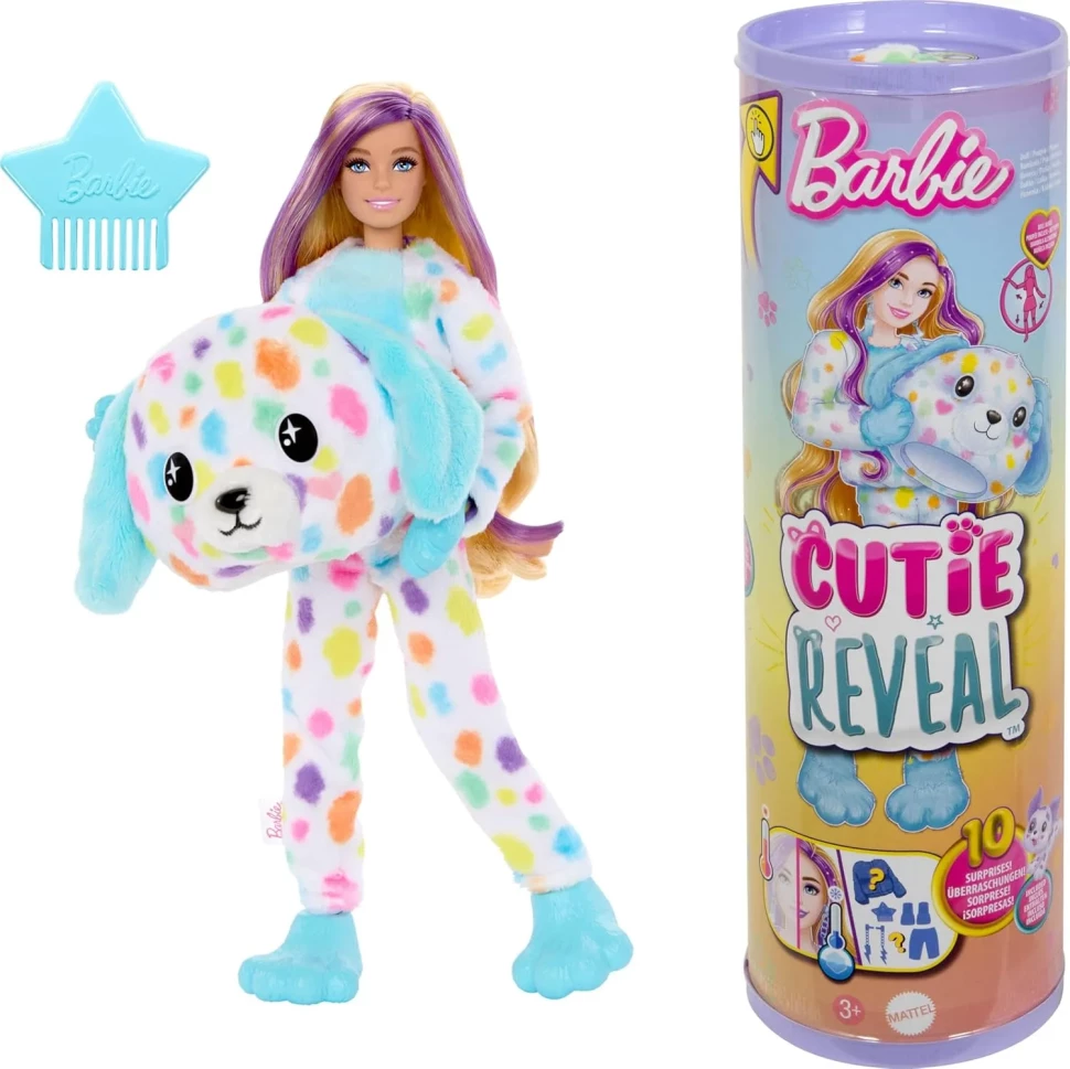 

Кукла Barbie Cutie Reveal Color Dream Собака HRK41